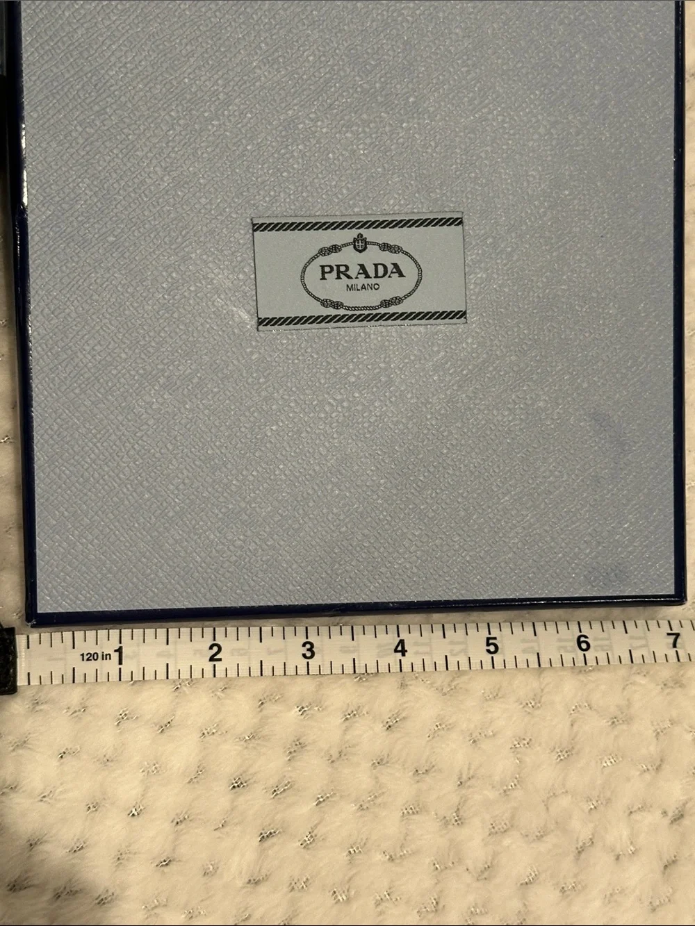 Prada Light Blue Gift Set with Black Dust Bag 7 x 7